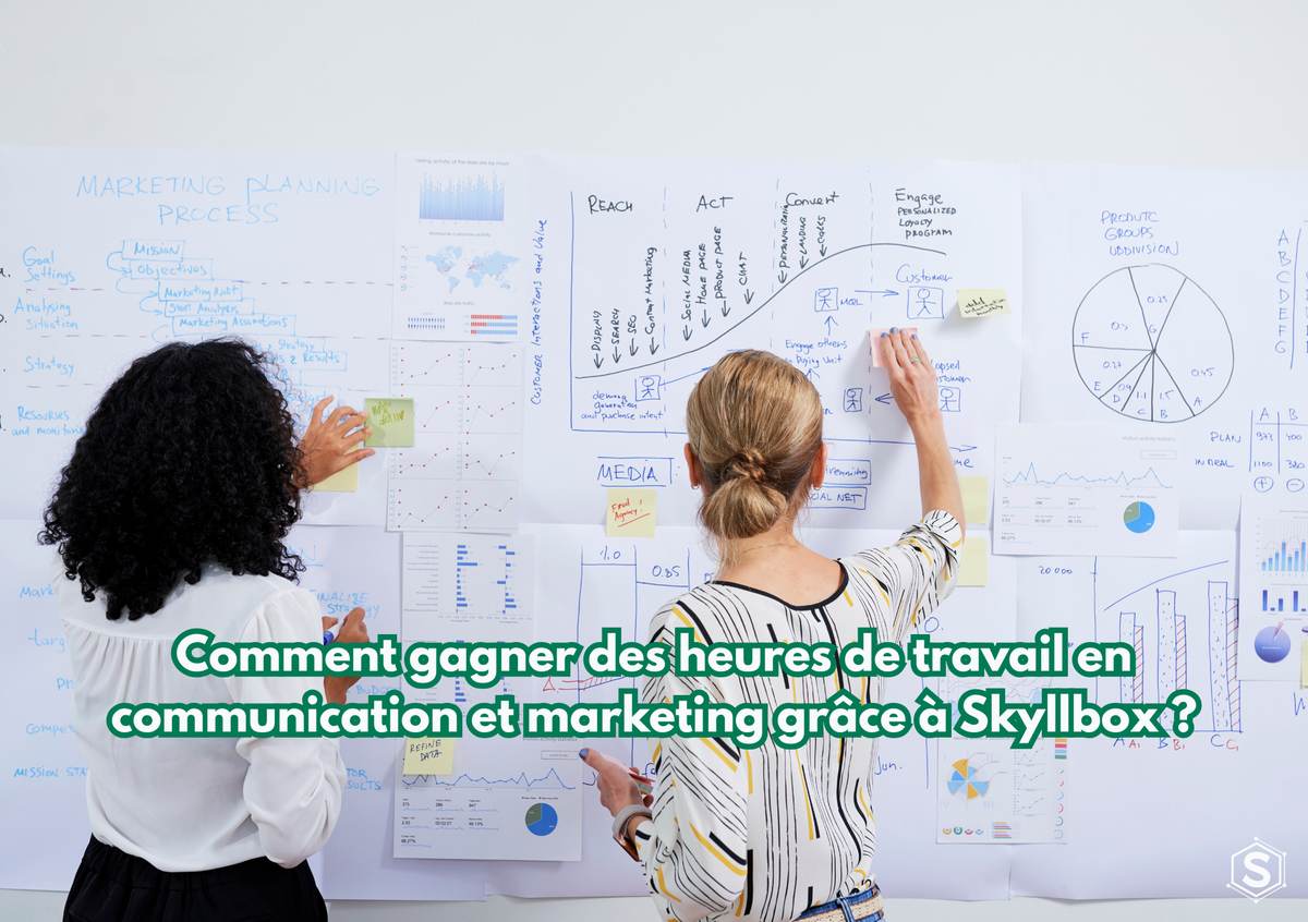 Comment gagner des heures de travail en communication et marketing grâce à Skyllbox ?