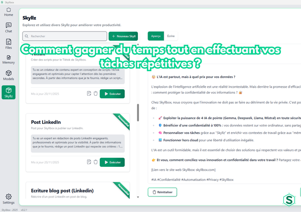 Comment gagner du temps tout en effectuant vos tâches répétitives ?